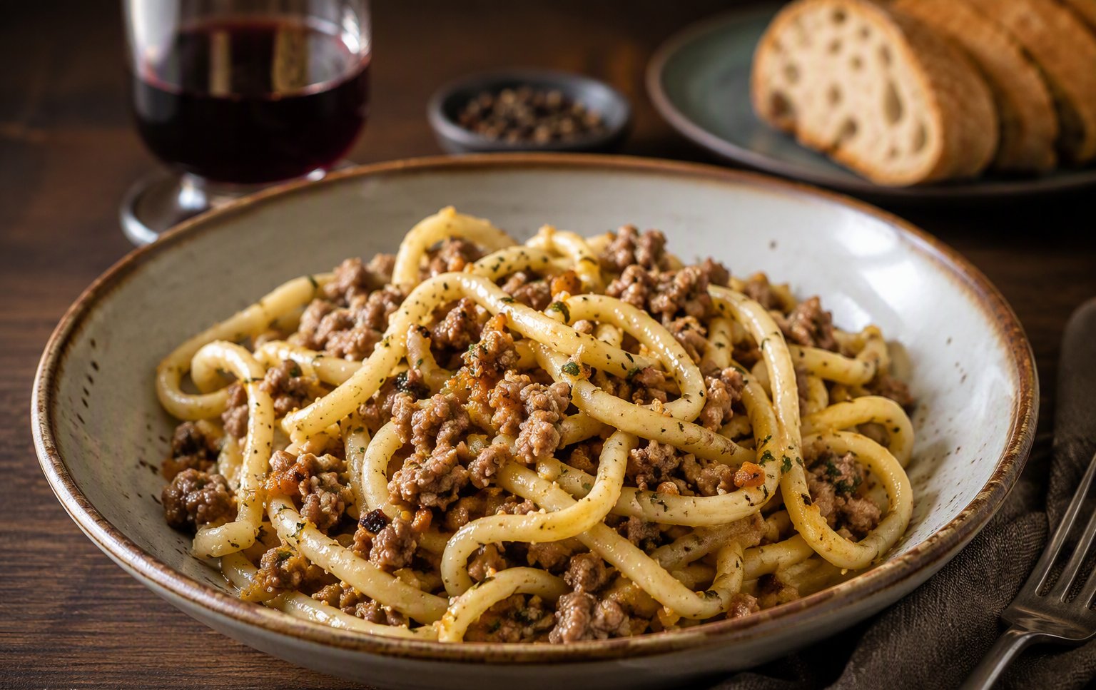 Pici al ragù